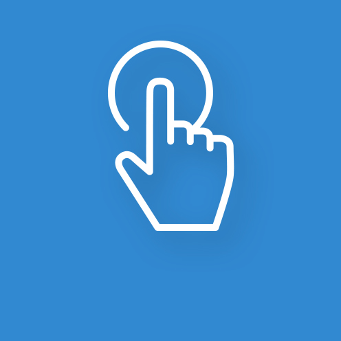 Finger on Touchpoint Icon